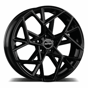 GMP CARTESIO Glossy Black 8x19 ET43 112 66,5