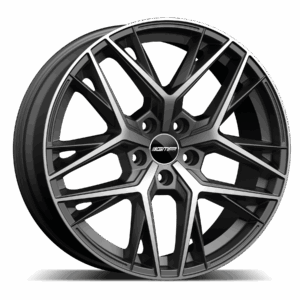 GMP LUNICA Matt Anthracite Diamond 7,5x18 ET45 108 73,1