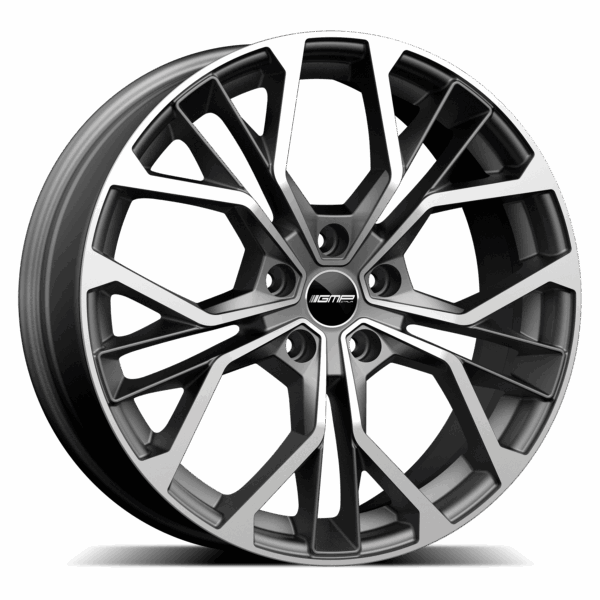 GMP MATISSE Matt Anthracite Diamond 7x17 ET43 100 57,1