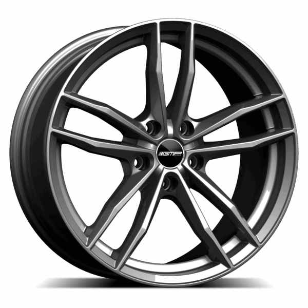 GMP SWAN Glossy Anthracite 7,5x17 ET45 112 66,6